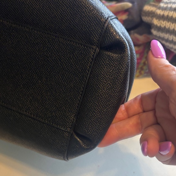 Coach Christie Black pebble Leather Shoulder Bag - Picture 15 of 15
